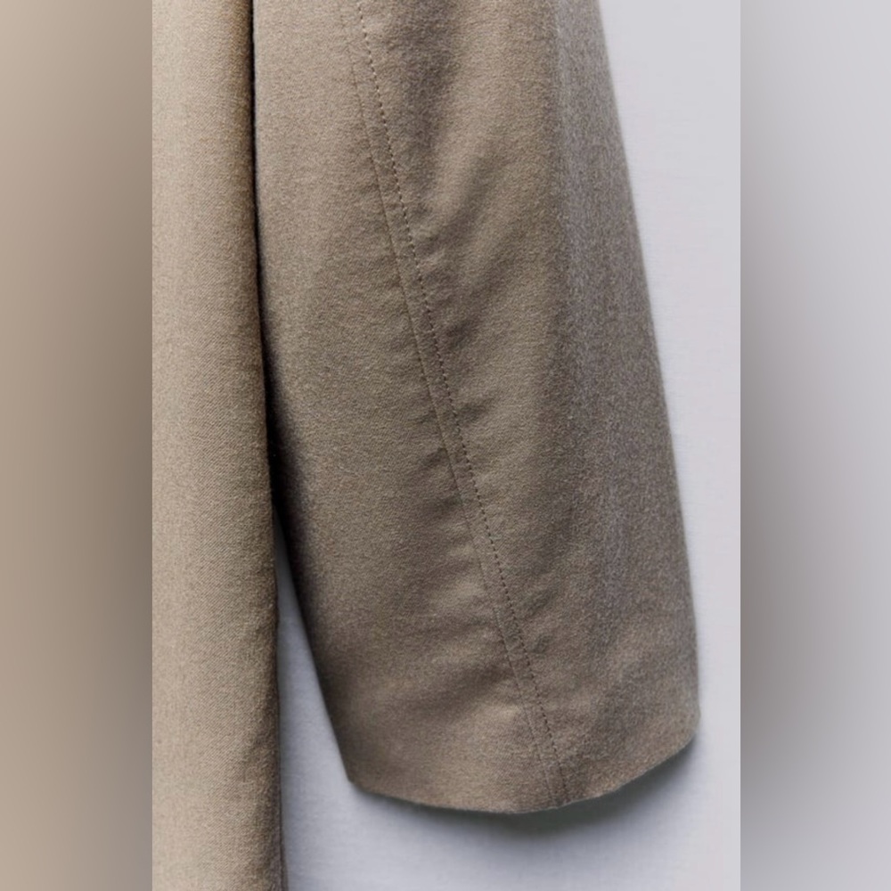 Zara ZW Collection Straight Cut Wool Coat, Limited Edition - Picture 11 of 12